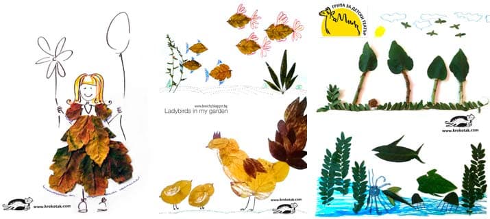 Artesanía de otoño a partir de hojas secas, manualidades de otoño para  adultos, collage de naturaleza de otoño, dibujo de manos femeninas