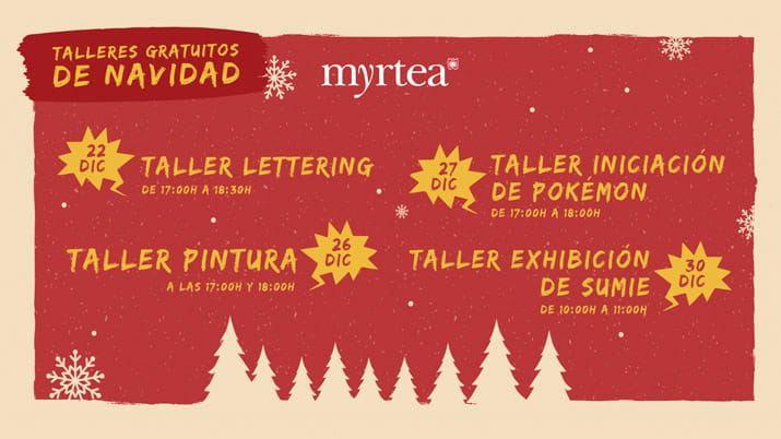 Talleres navideños gratuitos en CC Myrtea