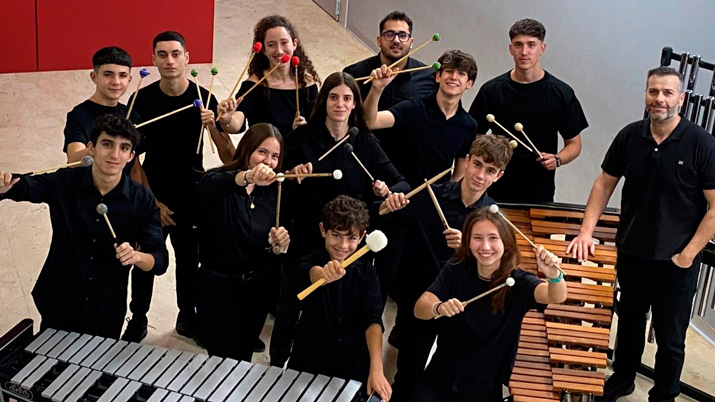 Espectáculo MÚSICAS DEL MUNDO del Grupo de Percusión del Conservatorio “Jaime López” de Molina de Segura.