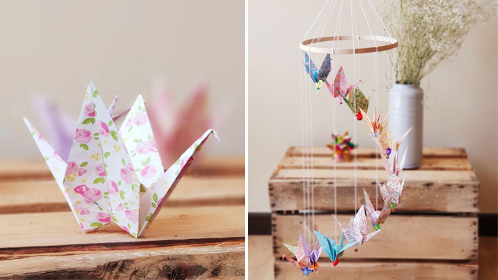 Móvil de origami