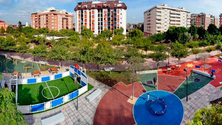 Murcia estrena un área verde familiar de 6.000 m2