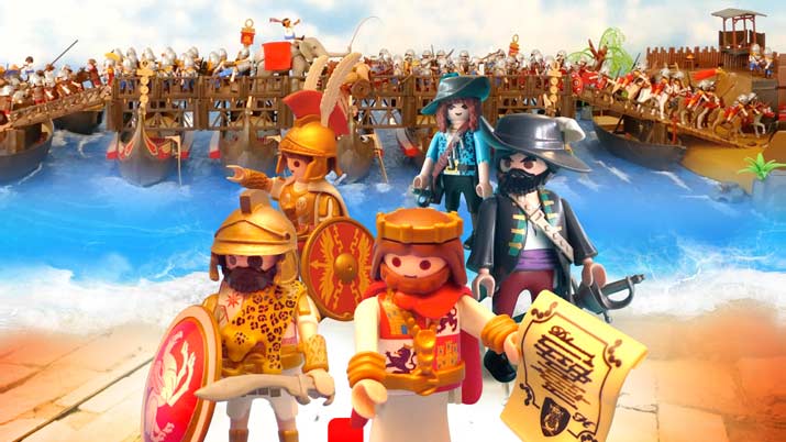 Los Clicks de Playmobil conquistan los museos de Cartagena Puerto de Culturas